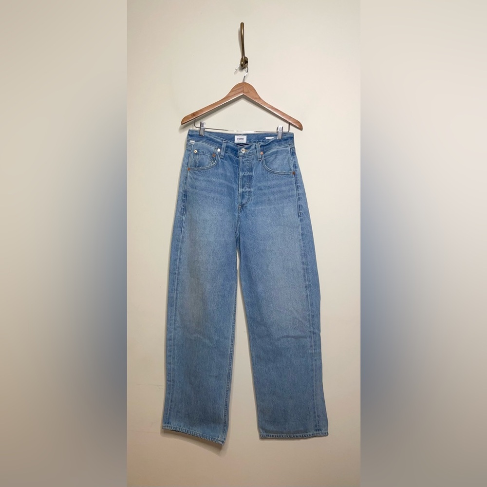 Citizens Of Humanity Light Blue Wide-Leg Jeans
